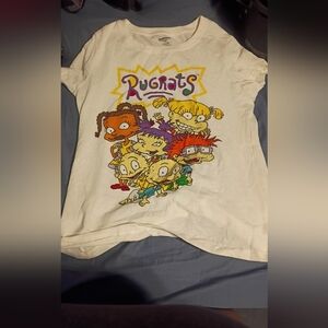 Nickelodeon Rugrats Kids T-Shirt - White with Multicolor Design